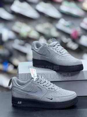 Nike Air Force 'Reflective Swoosh' Cool Grey
