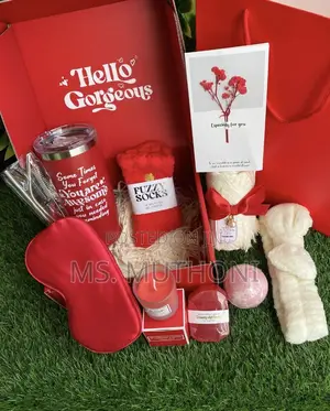 All Red Selfcare Ladies Valentines Gift Hamper