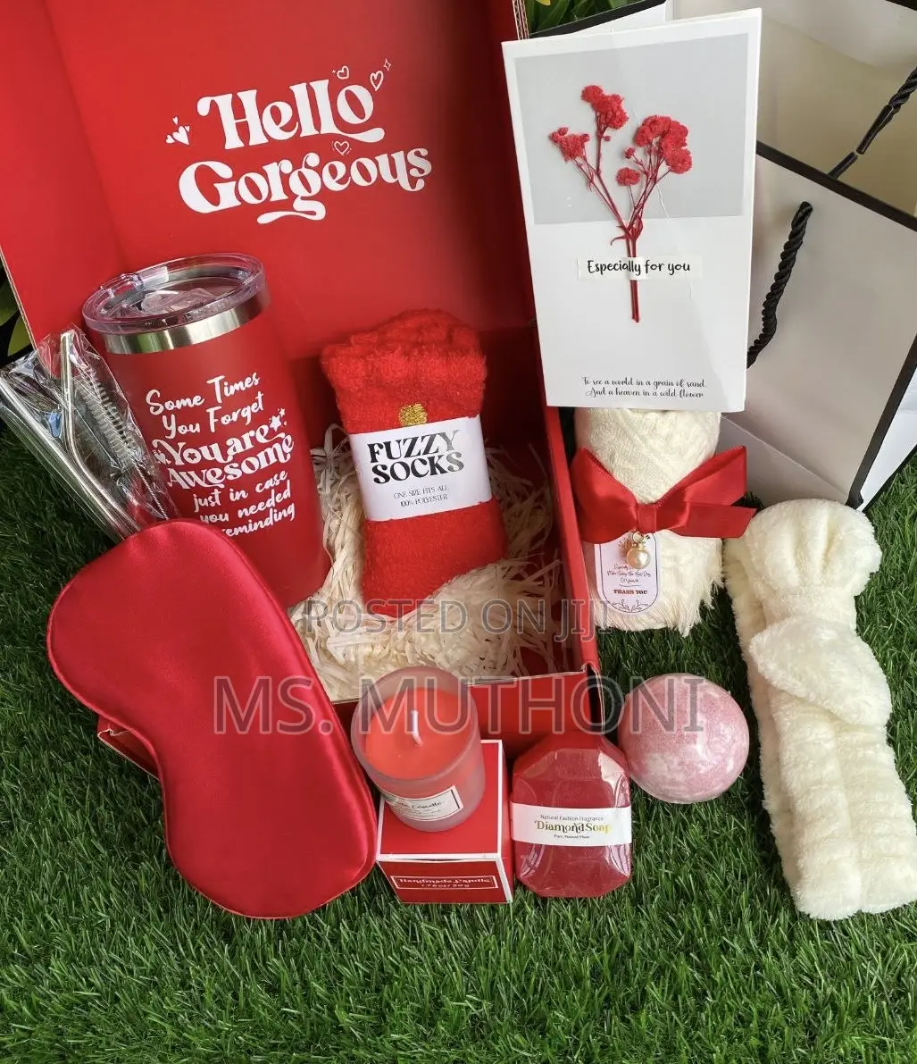 All Red Selfcare Ladies Valentines Gift Hamper