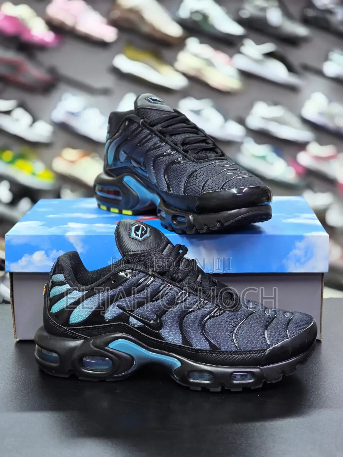 Nike Air Max Plus Tn in a Black and Blue