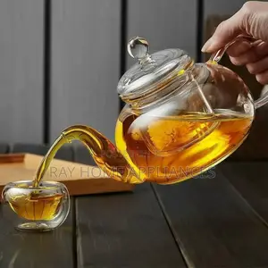 High Borosilicate Glass Tea/Coffeepot Steel Glass Filter Infuser 800ml