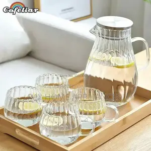Strippedpumpkin Transparent Teapot/Coffee/Juice/Hot/Cold Waterpitcher