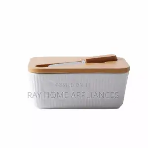 Porcelain Butter Set Material Porcelain 
 Capacity 400ml