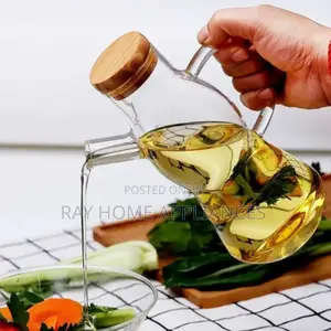 650ml Creative Glass Oil / Vinegar Jar High Borosilicate