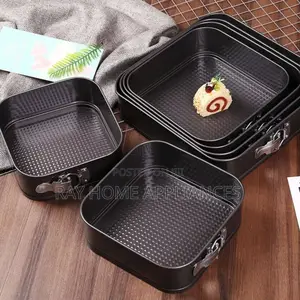 Square Baking Tins Set 6pcs/Set Sizes: 18/20/22/24/26/28
