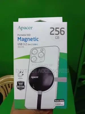 Apacer 256gb Portable SSD As725 Magnetic Usb 3.2 Gen2 Usb-C
