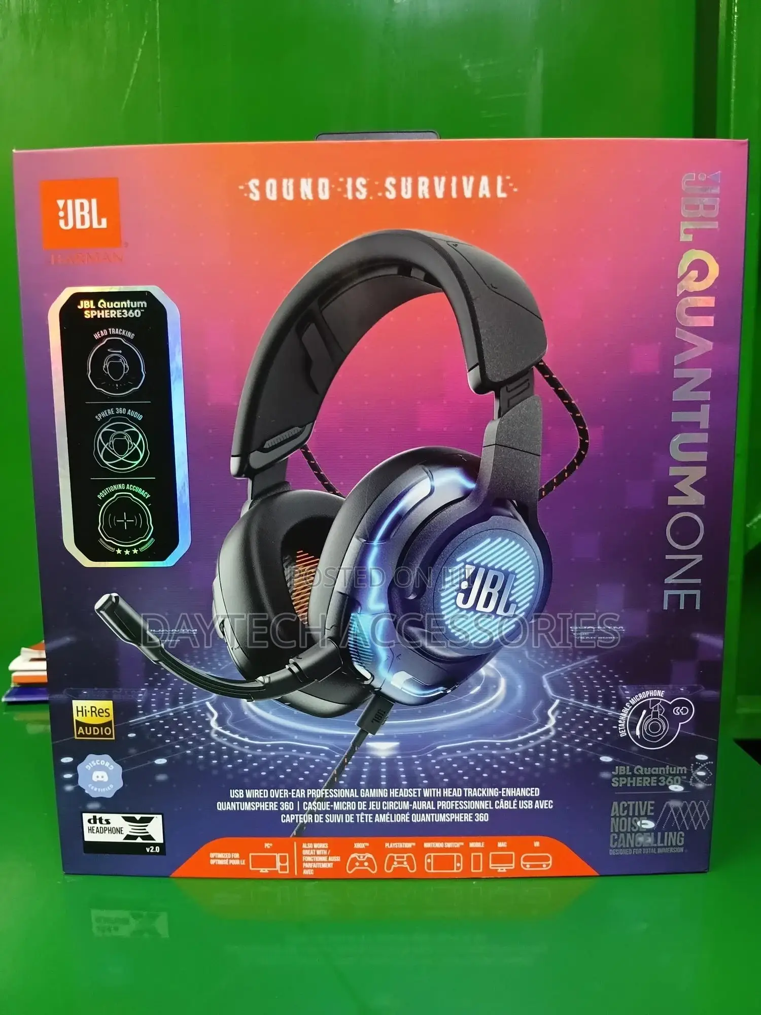 JBL Quantum One Wired Professional Gaming Headset.