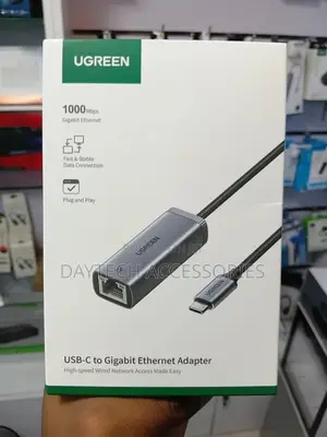 Ugreen Type C 3.1 Gen1 to Gigabit Ethernet Adapter - Gray