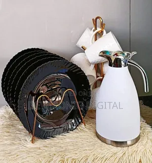 Breakfast Sets 
6 PCS Plates
6 PCS Tea Cups 
2 LTRS Flask