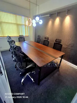 Modern Conference Table and Headrest Chair