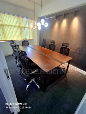 Modern Boardroom Table and Headrest Chair