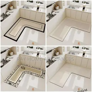 L-Shape Floor /Kitchen Mat Size:-70*70*35cm
Non-Slip Area Rug