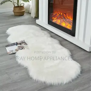Faux Fur Indoor Rug Bedroom Floor, Sofa Living Room Size: 60 X 90 Cm