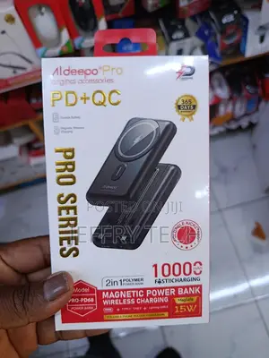 Aldeepo Pro Magnetic Wireless Power Bank, Model Capacity 10,000mah