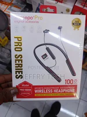 Aldeepo Pro Model Pro-Bs59 Wireless Neckband Headphones.