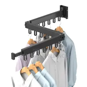 Foldable Wall Mounted Drying Clothes Indoor/Outdoor 360 Rotating Rack