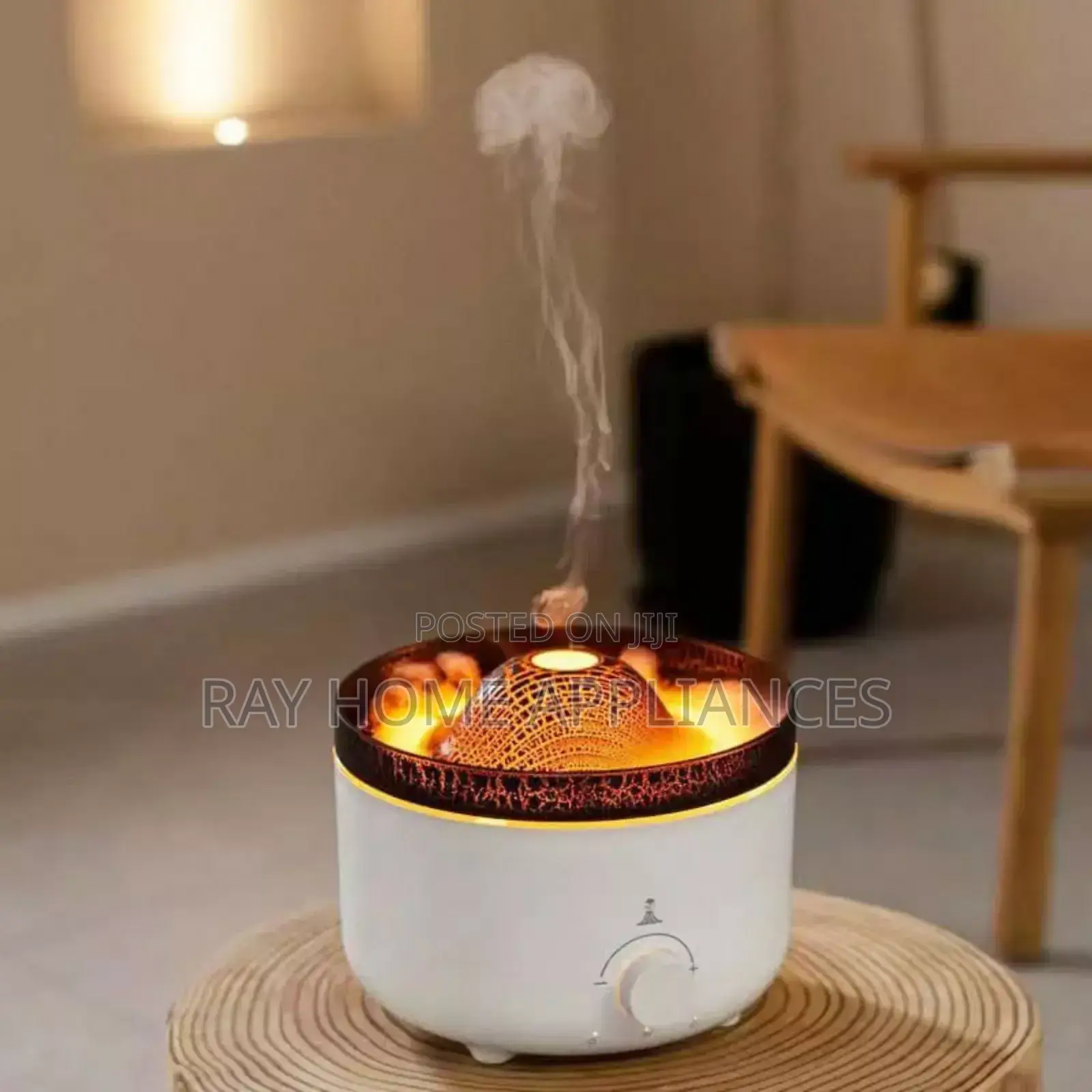 Volcano Aromatherapy Diffuser/Humidifier 560ml Two-Speed Timing 3h/6h.