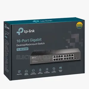 Tp-Link Tl-Sg1016d 16-Port Gigabit Desktop/Rackmount Switch