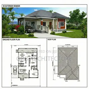 Modern 3 Bedroom Plans (Customizable)