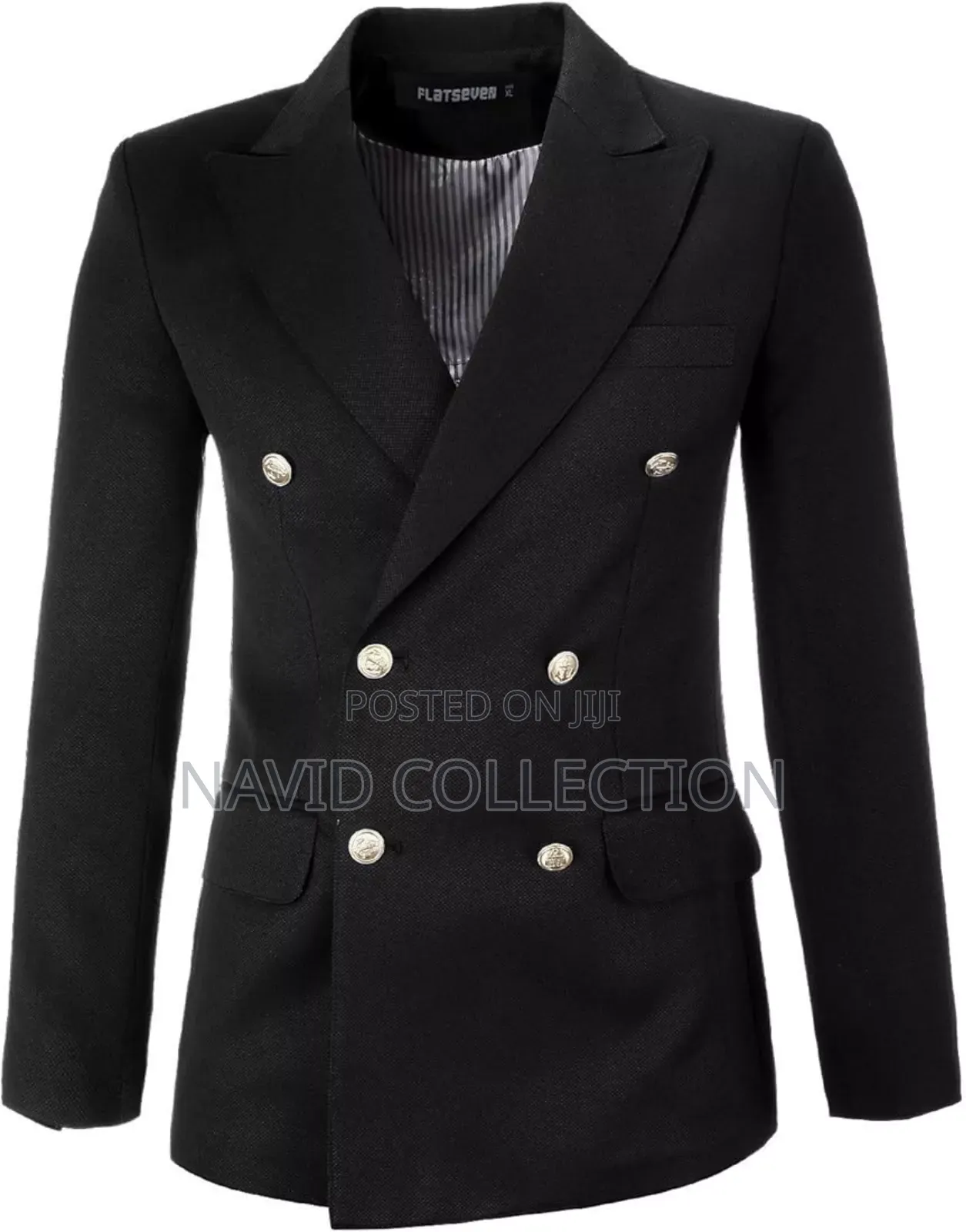 Black Double Breasted Blazer