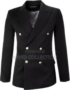 Black Double Breasted Blazer