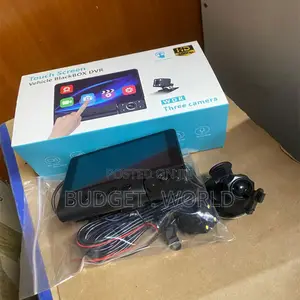 3-Cam Touchscreen DVR – C12 Car Recorder
