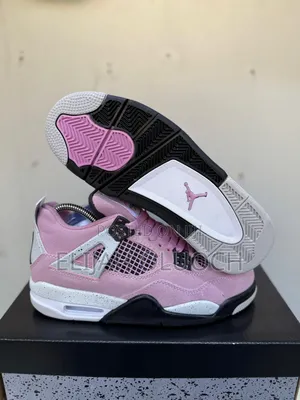 Pink Air Jordan 4 Women/Ladies Shoes