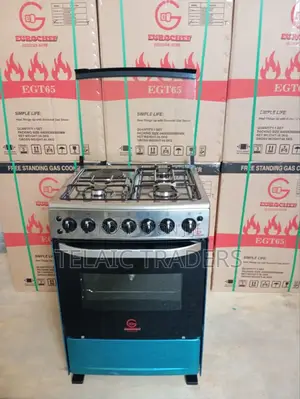 60*65 Eurochef Free Standing 3 Gas Burner +1 Electric Cooker