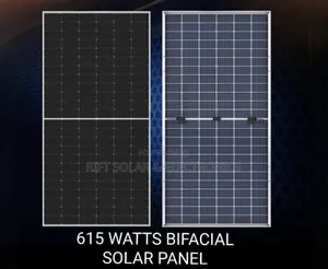 615 Watts Monocrystalline Bifacial High Volt Solar Half Cell Grade A