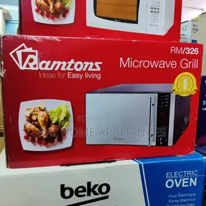 25litres Ramtons Microwave With Grill Rm326 (Silver)