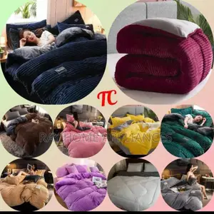 Velvet Duvets 1pc Duvet ,1pc Bedsheet ,2pcs Pillow Cases 6x7