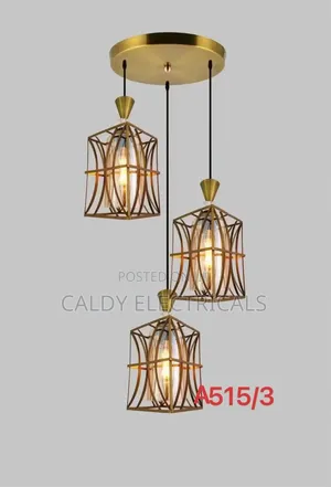 Three Industrial-style Pendant Hanging Ceiling Lights