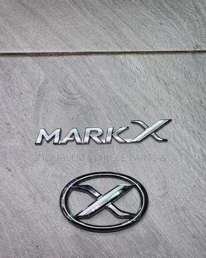 Name/Emblem/Logo Mark X/Hood Silver/Chrome/Shiny For All Mark X Cars