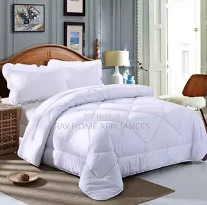 White Binded Duvets 1pc Duvet,1pc Bedsheet,2pcs Pillowcases Honeyg 7x8