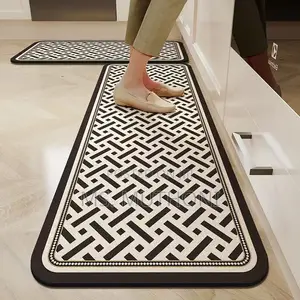 Rubber Bottom Anti-Slip Kitchen Mats*(Set: 2pcs)