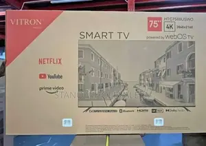Bluetooth Enabled Webos Vitron 75 Inch Smart Tv