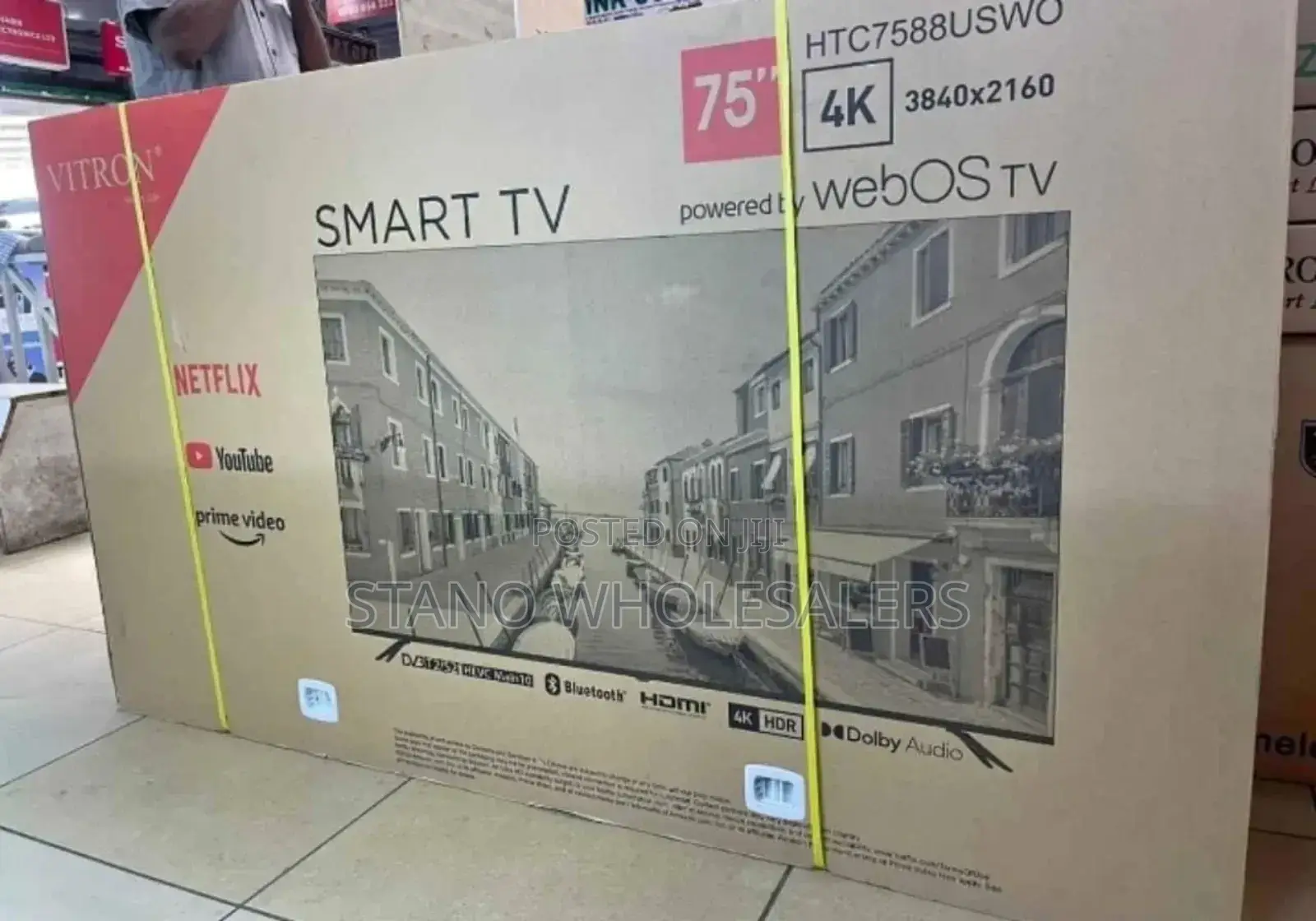 Frameless Vitron 75 Inch Android Tv