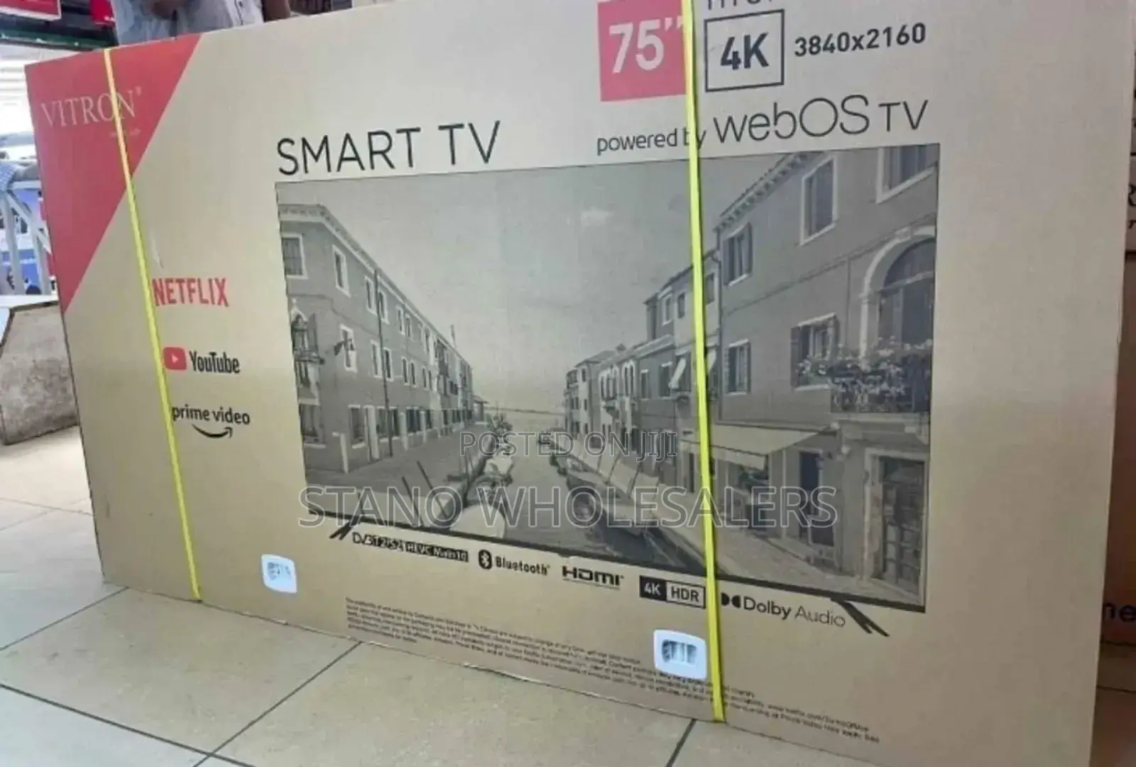Frameless Vitron 75 Inch Android Tv