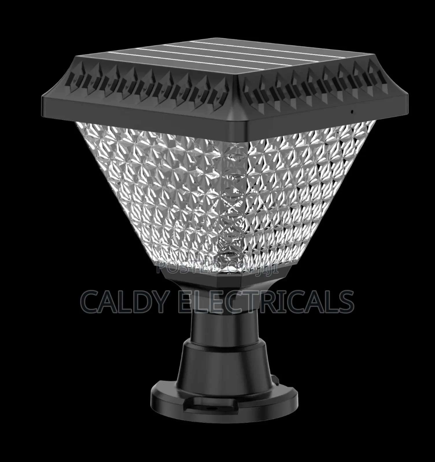 Generic Solar-powered Gate Or Pillar Lamp Light