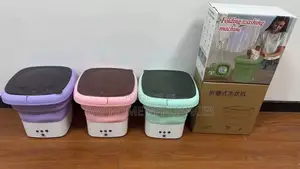 Foldable Washing Machine With Dryer Bucket Greenpurple,Pink Size 6ltrs