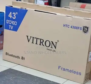 Bluetooth Enabled Vitron 43 Inch Android Television HTC 4388fs
