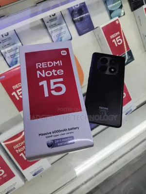 New Xiaomi Redmi Note 15 256 GB Black