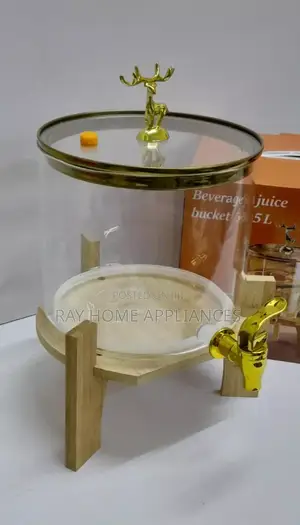 Juice/Beverage Dispenser 5.5 Litres With Bamboo Stand
