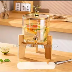 Juice/Beverage Dispenser 5.5 Litres With Bamboo Stand