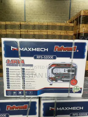 Maxmech RFS-5200e 3.8 Kw Gasoline Generator With Keystart
