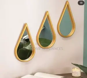 3 in 1 Pieces Decorative Wall Hanging Mirrors
 Different Shapes