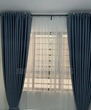 Navy Blue Block Out Curtains Curtains Environmental Friendly Robert