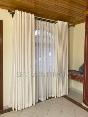 Cream White Curtains Curtains Environmental Friendly Shades