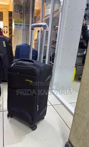 Small Fabric Suitcase 
Black