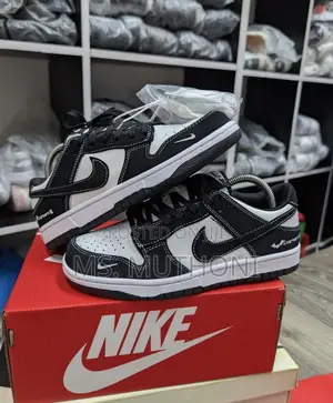 Nike Dunk Low "Black/White Sneakers in a Black and White Colorway